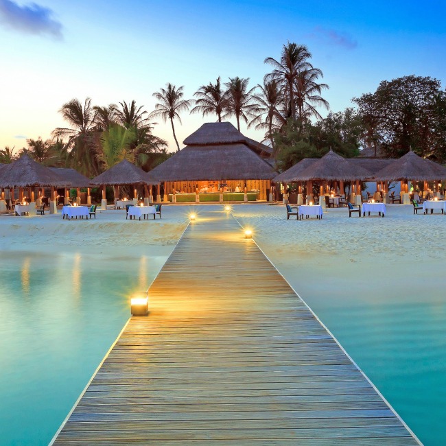 Maldive islands resort